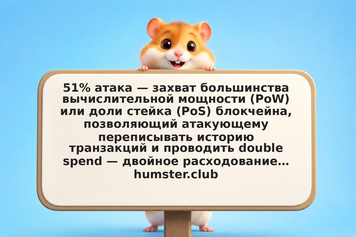 Double spend и 51% атака: как работают, какие сети уязвимы и как это влияет на х