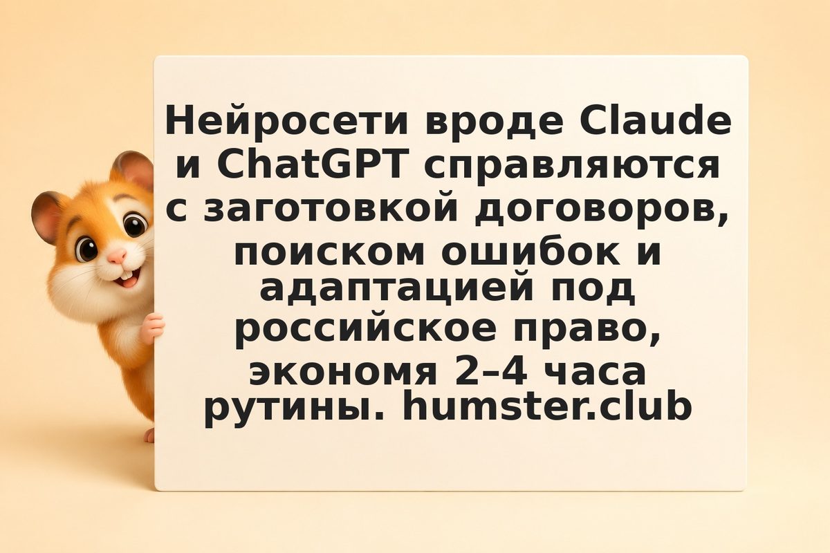 Договор с ИИ: от первого чернового до подписи
