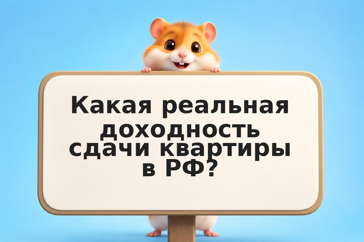 Реальная доходность сдачи квартиры