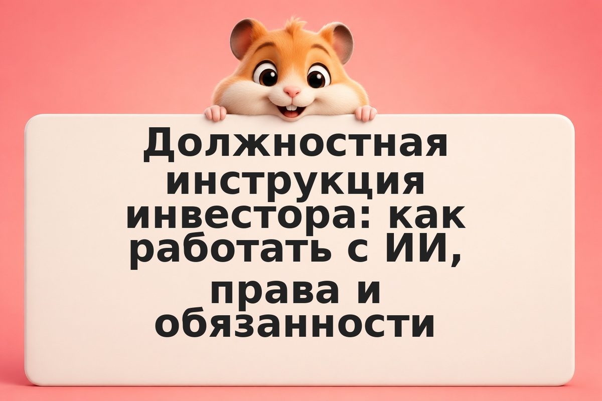 Должностная инструкция инвестора: как работать с ИИ, права и обязанности