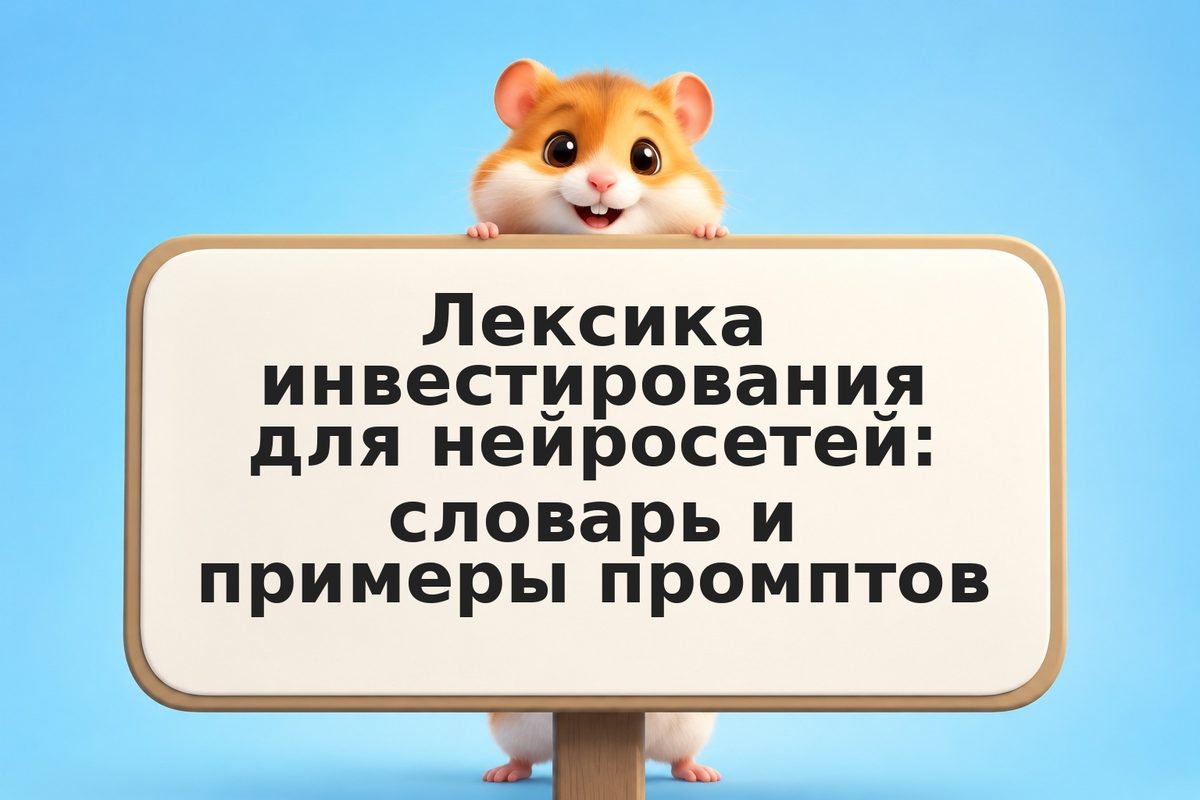 Лексика инвестирования для нейросетей: словарь и примеры промптов