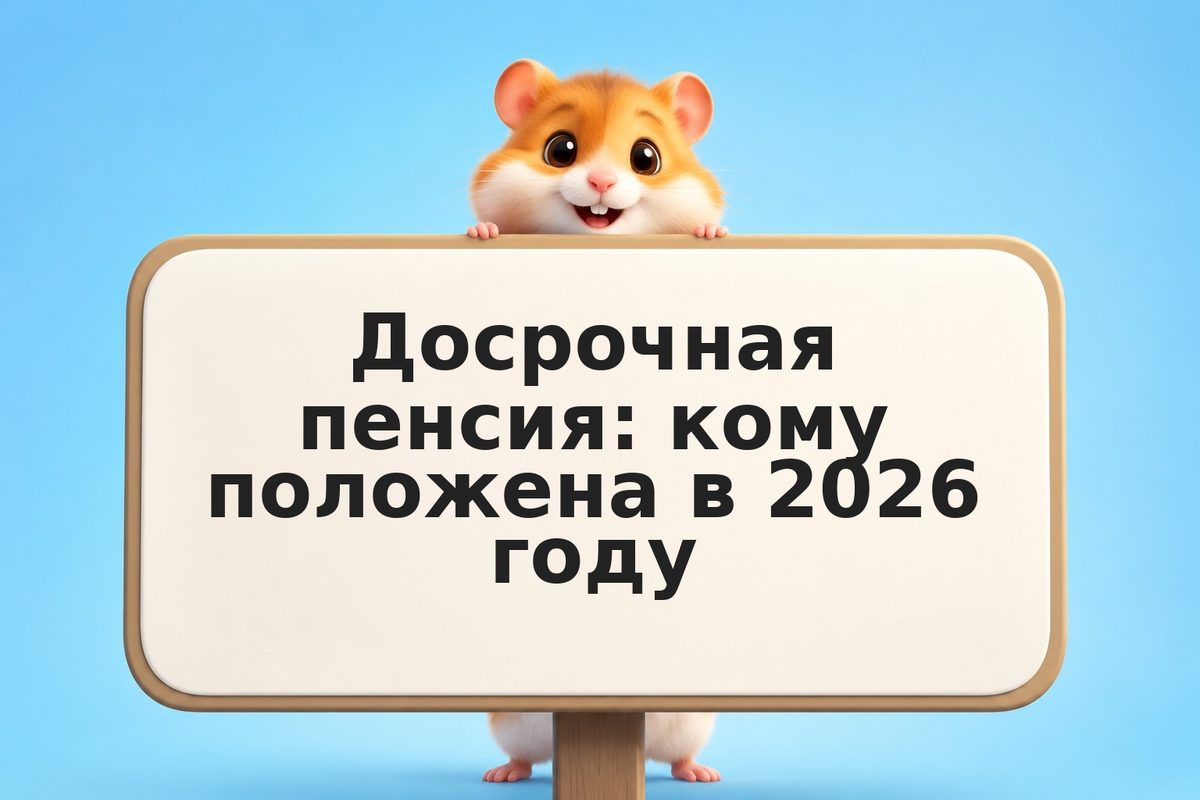 Досрочная пенсия: кому положена в 2026 году