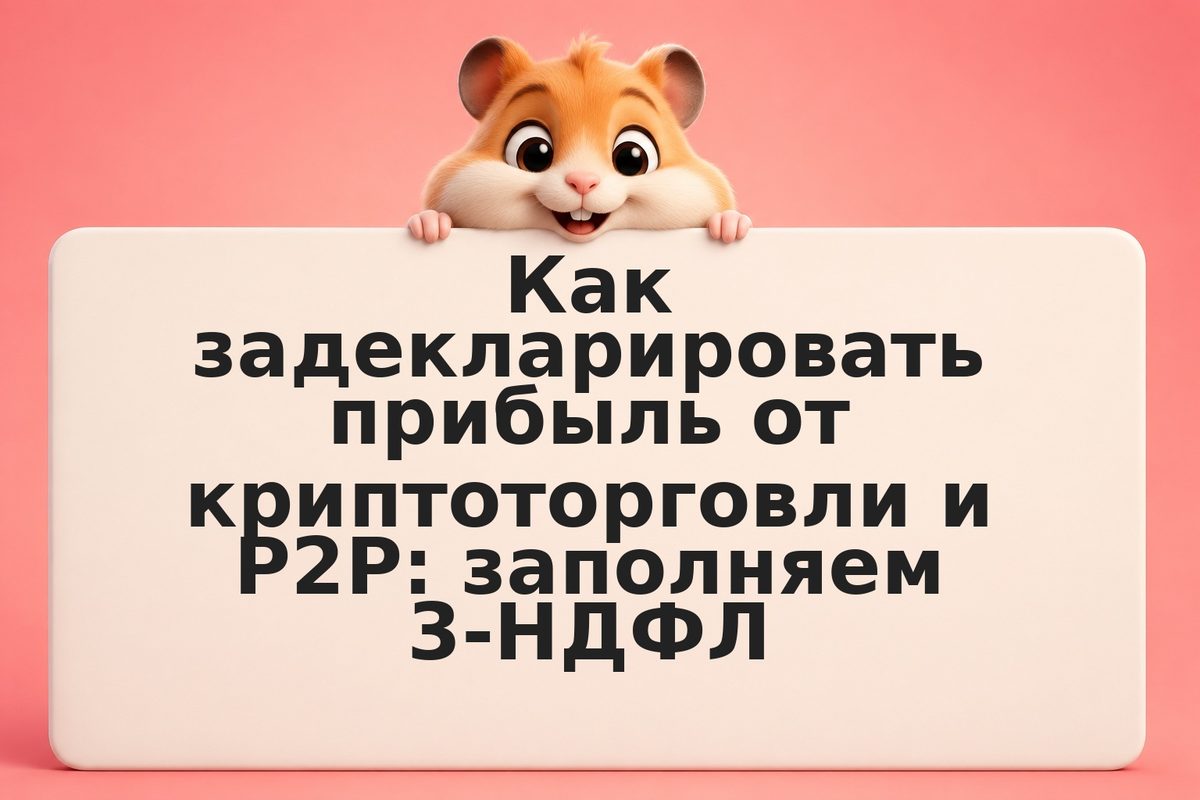 Как задекларировать прибыль от криптоторговли и P2P: заполняем 3-НДФЛ