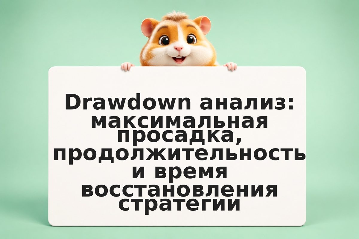 Drawdown анализ: максимальная просадка, продолжительность и время восстановления