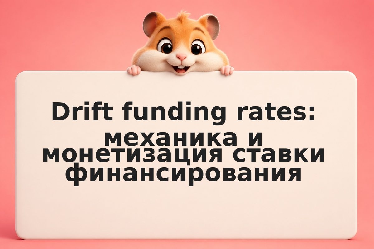 Drift funding rates: механика и монетизация ставки финансирования