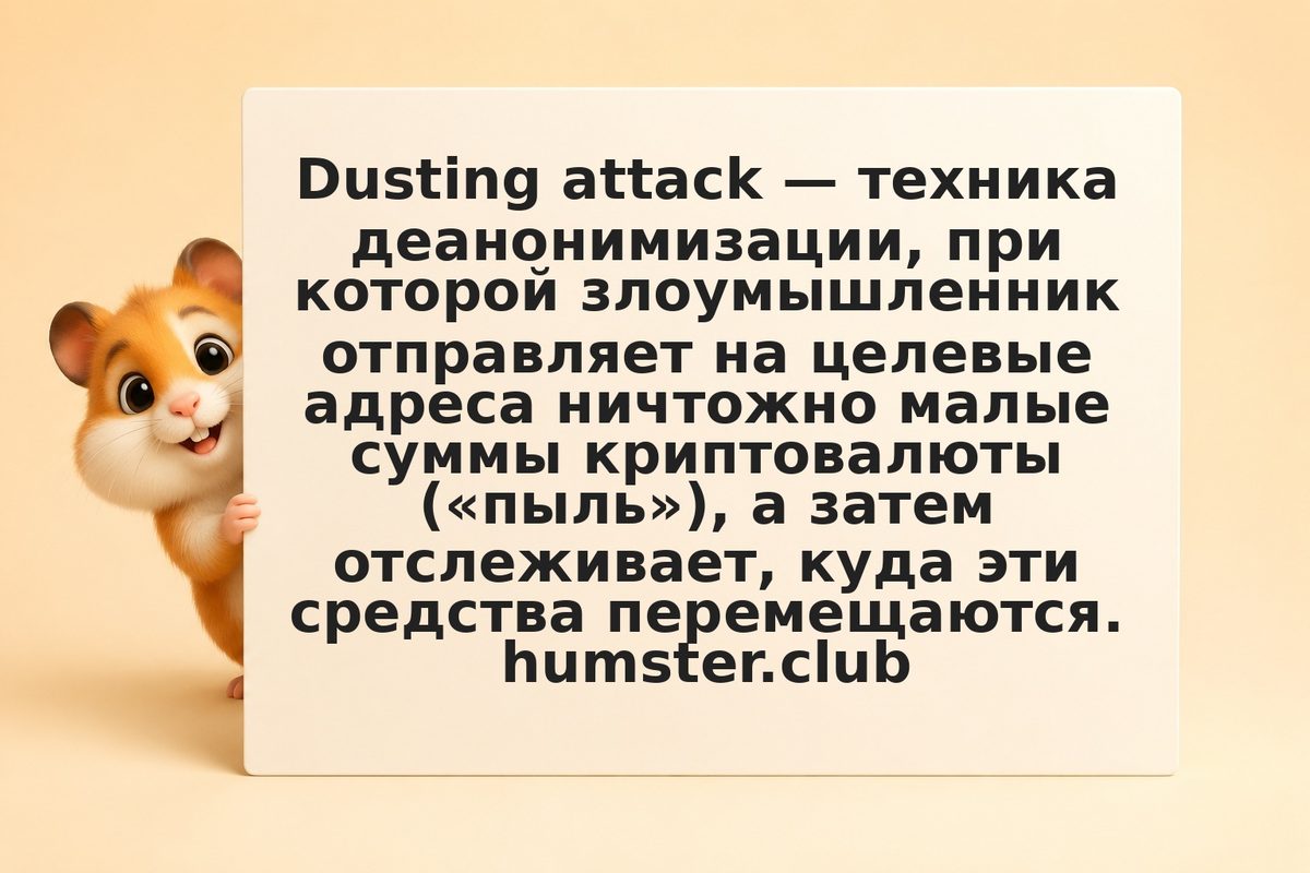 Dusting attack: микротранзакции для деанонимизации и как защититься от слежки по