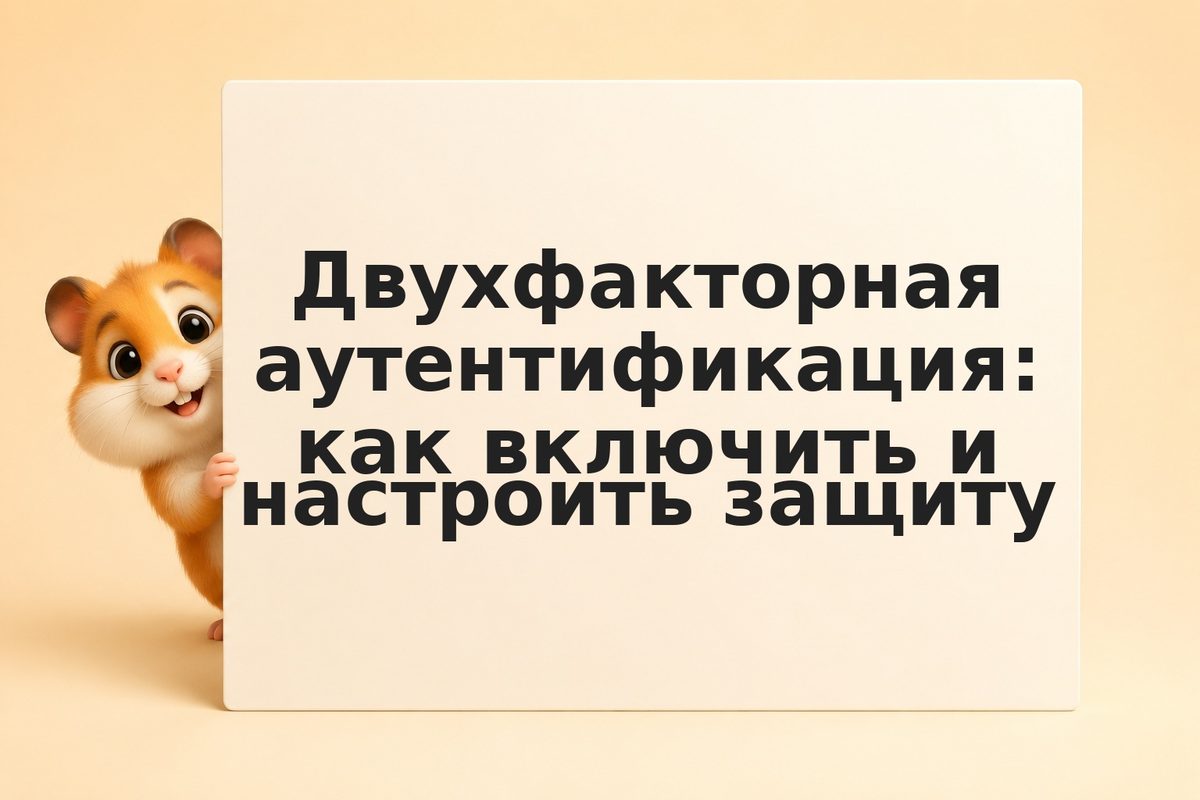 Двухфакторная аутентификация: как включить и настроить защиту