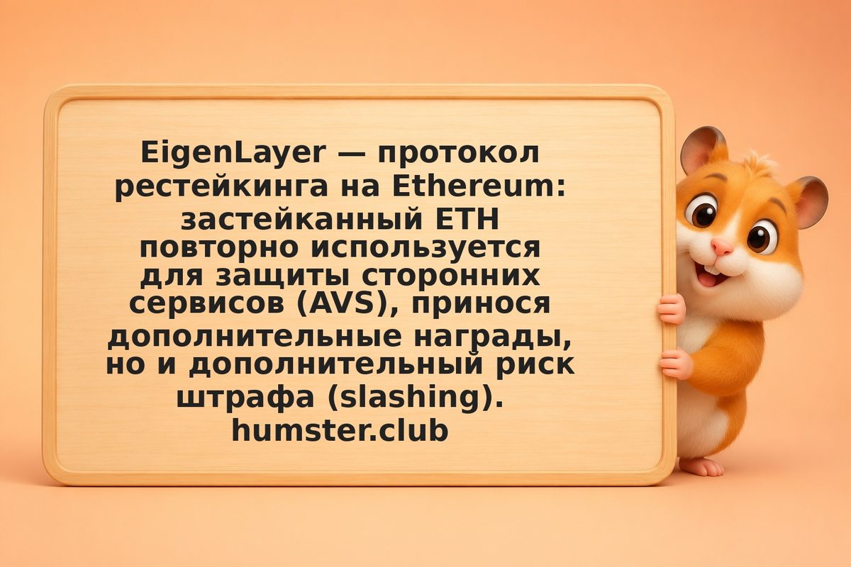 EigenLayer AVS: выбор Actively Validated Services для рестейкинга