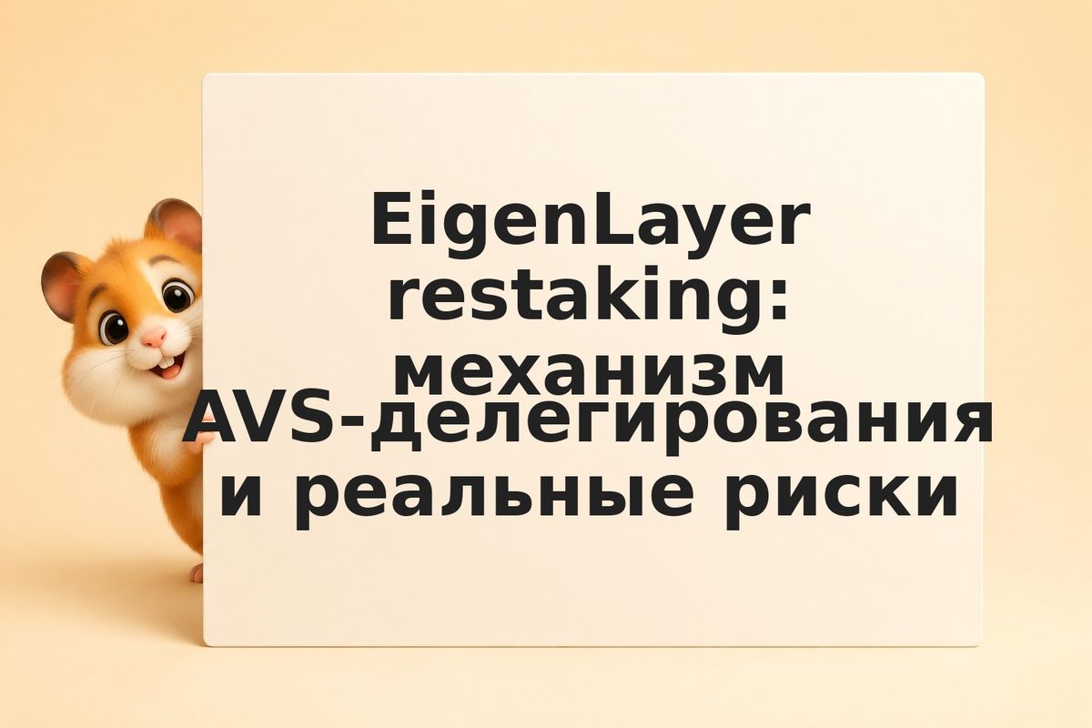 EigenLayer restaking: механизм AVS-делегирования и реальные риски