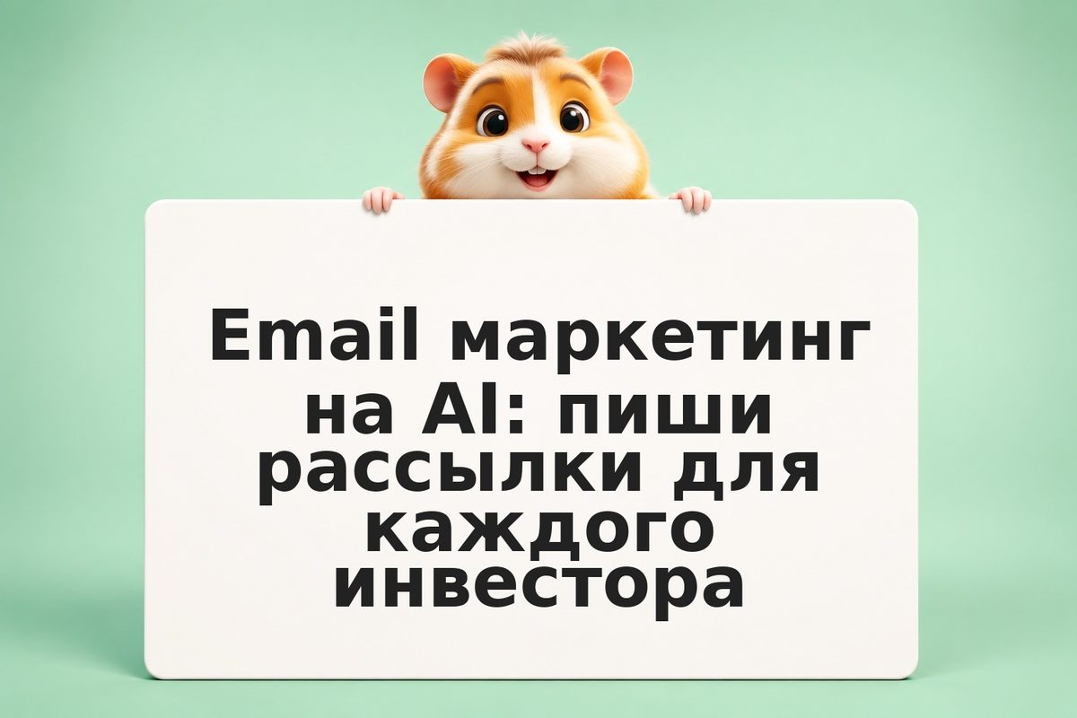 Email маркетинг на AI: пиши рассылки для каждого инвестора