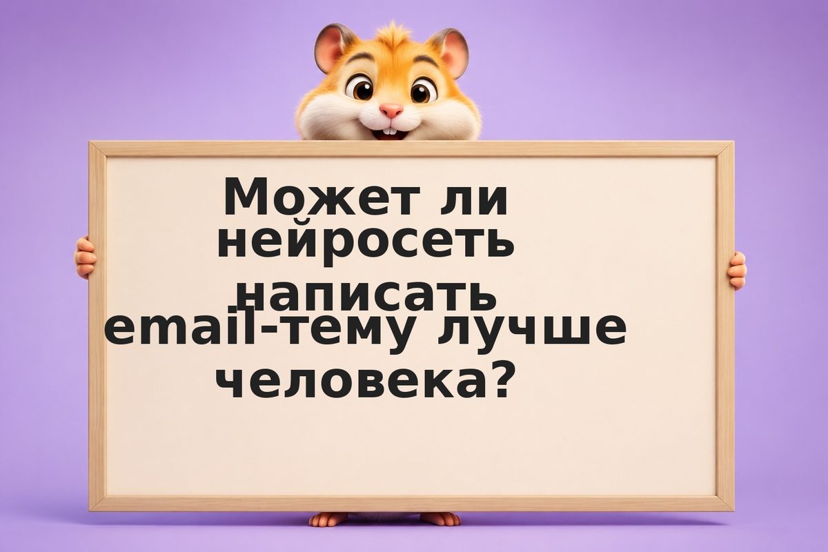 Email subject lines: ИИ генерирует, ты выбираешь лучший