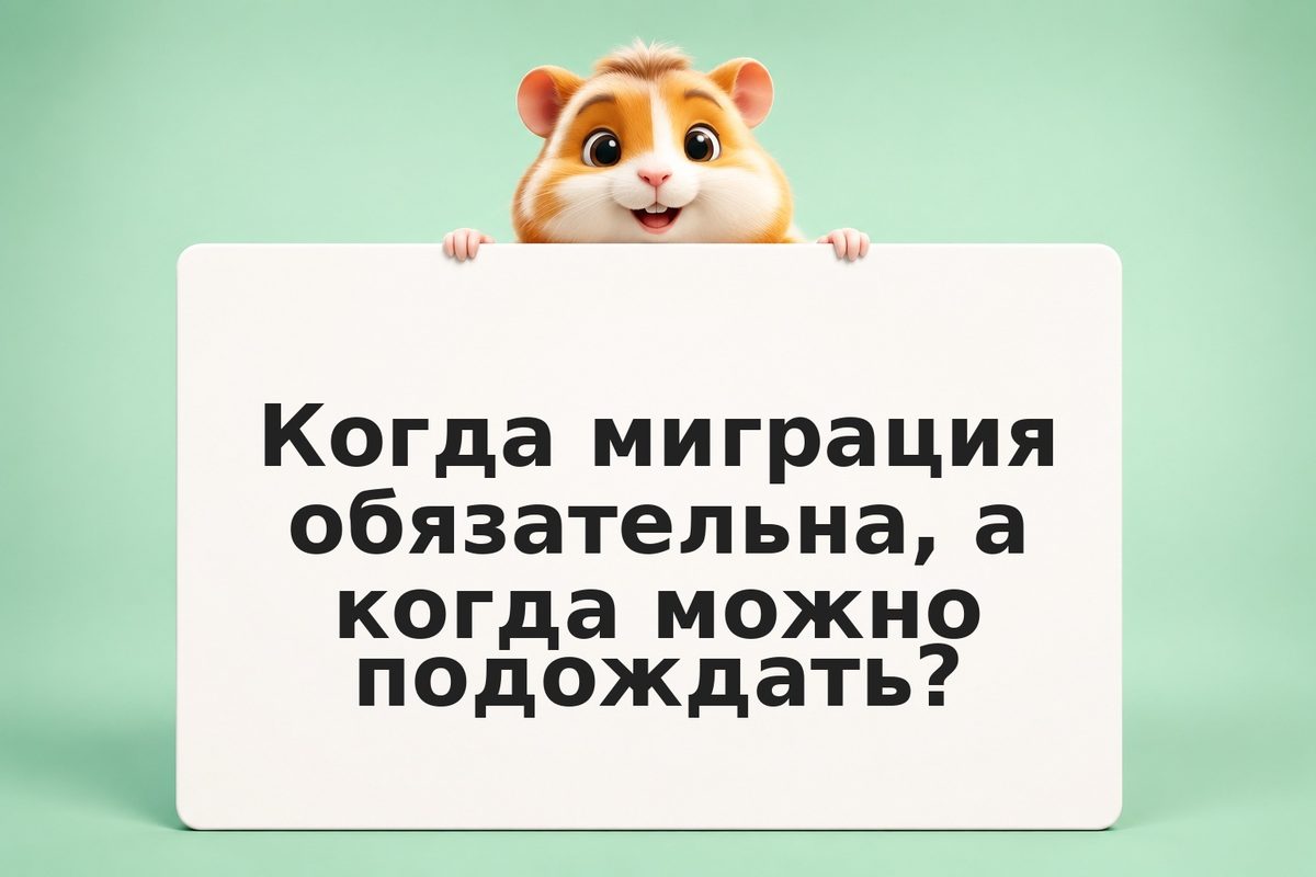 Экстренная миграция средств: когда и как переводить криптовалюту на новый кошелё