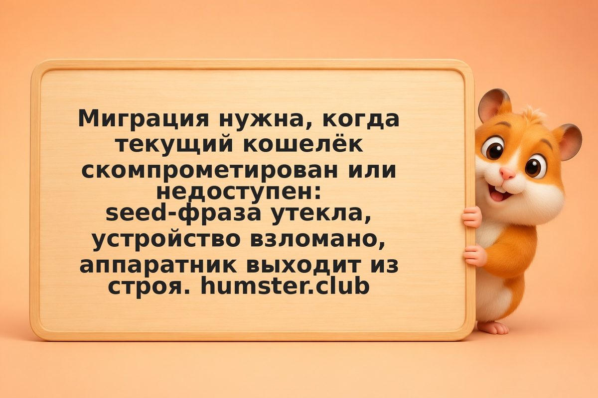 Экстренная миграция средств: когда и как переводить криптовалюту на новый кошелё