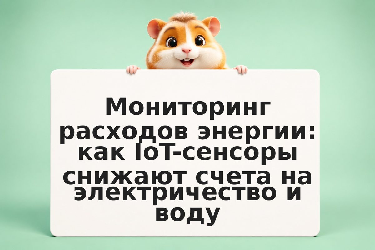 Мониторинг расходов энергии: как IoT-сенсоры снижают счета на электричество и во