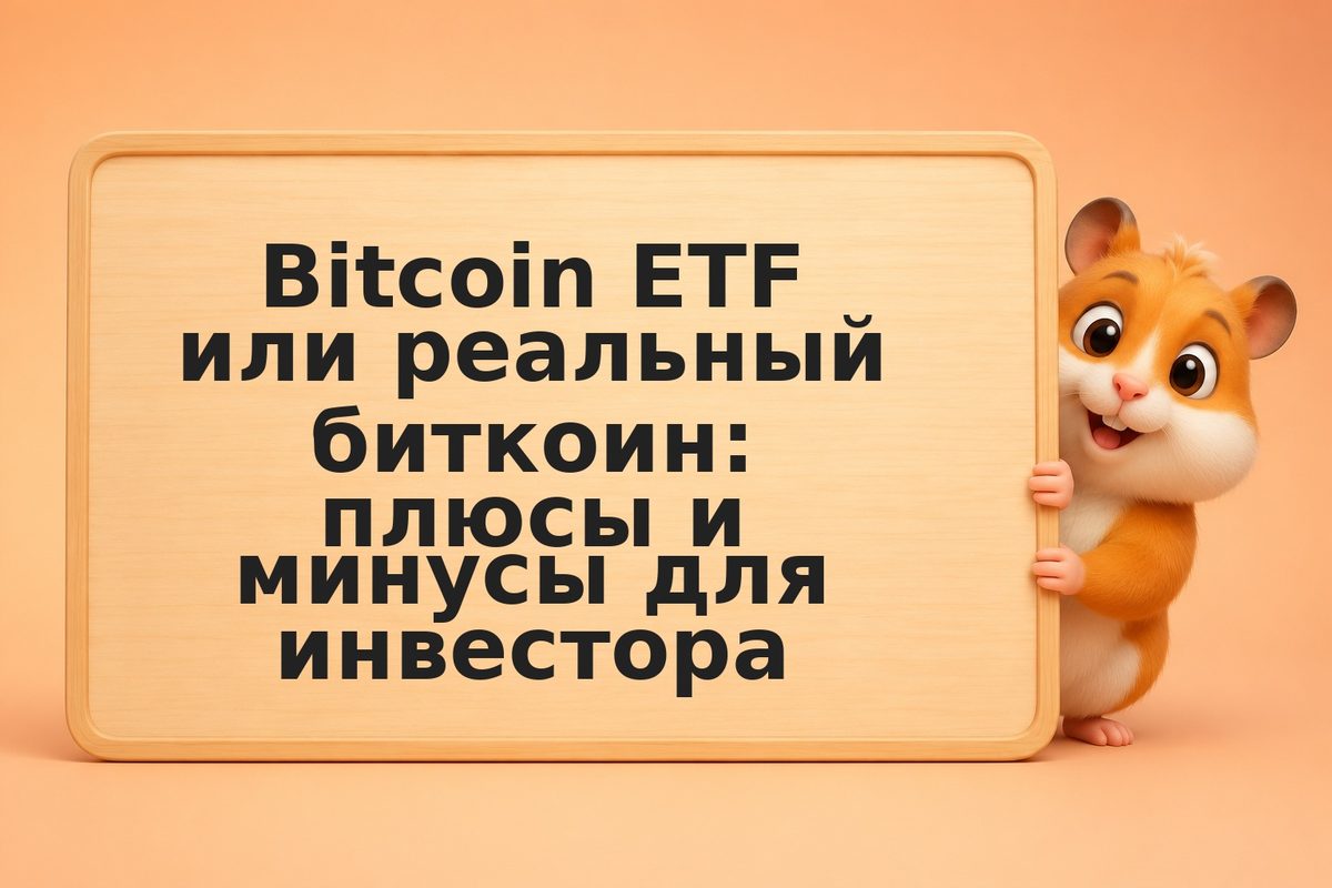 Bitcoin ETF или реальный биткоин: плюсы и минусы для инвестора