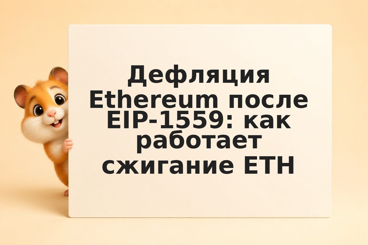 Дефляция Ethereum после EIP-1559: как работает сжигание ETH