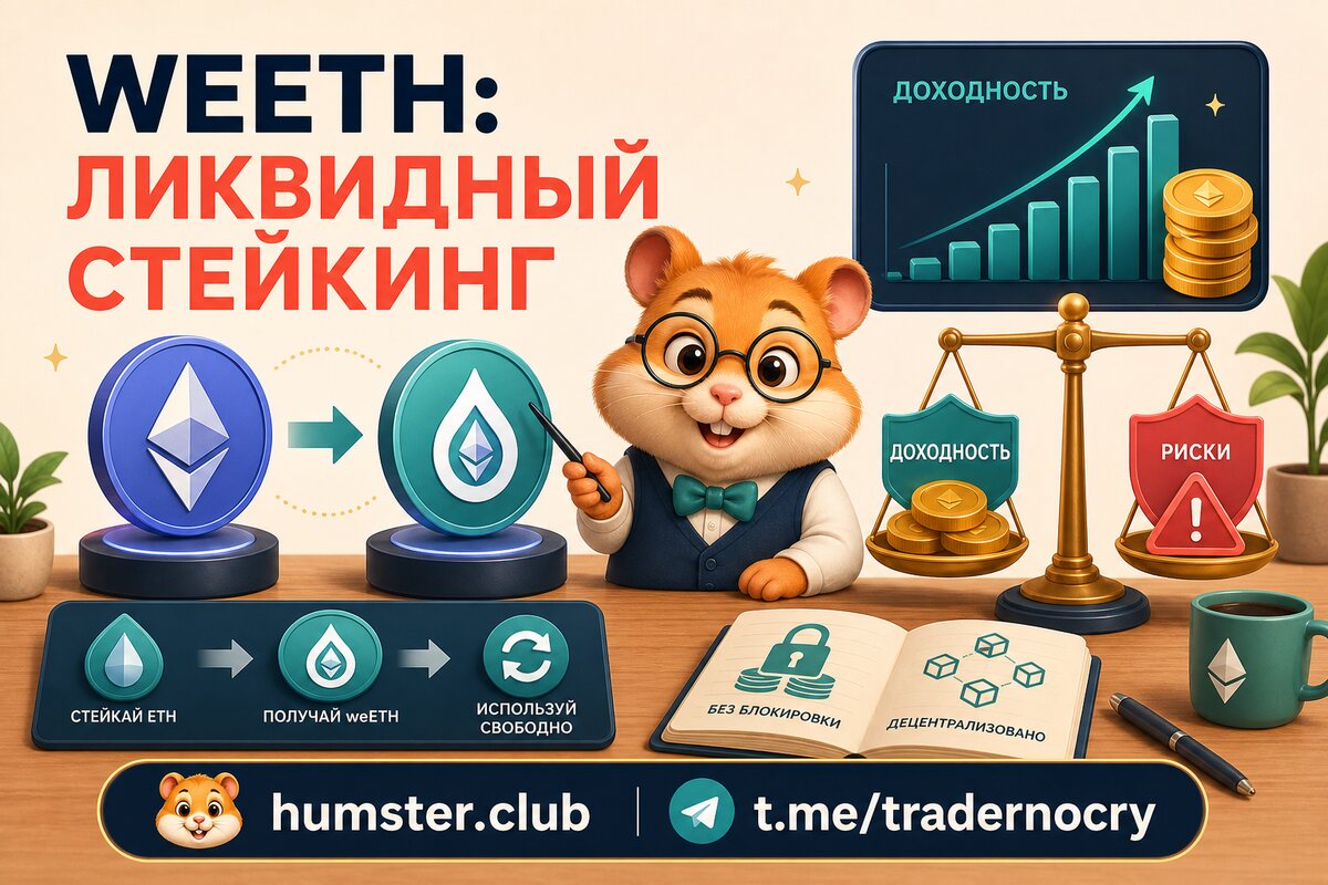 ether.fi weETH: ликвидный стейкинг ETH с дополнительным доходом