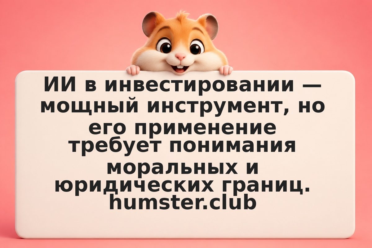 Этика использования ИИ в инвестировании: правовые рамки и практические риски