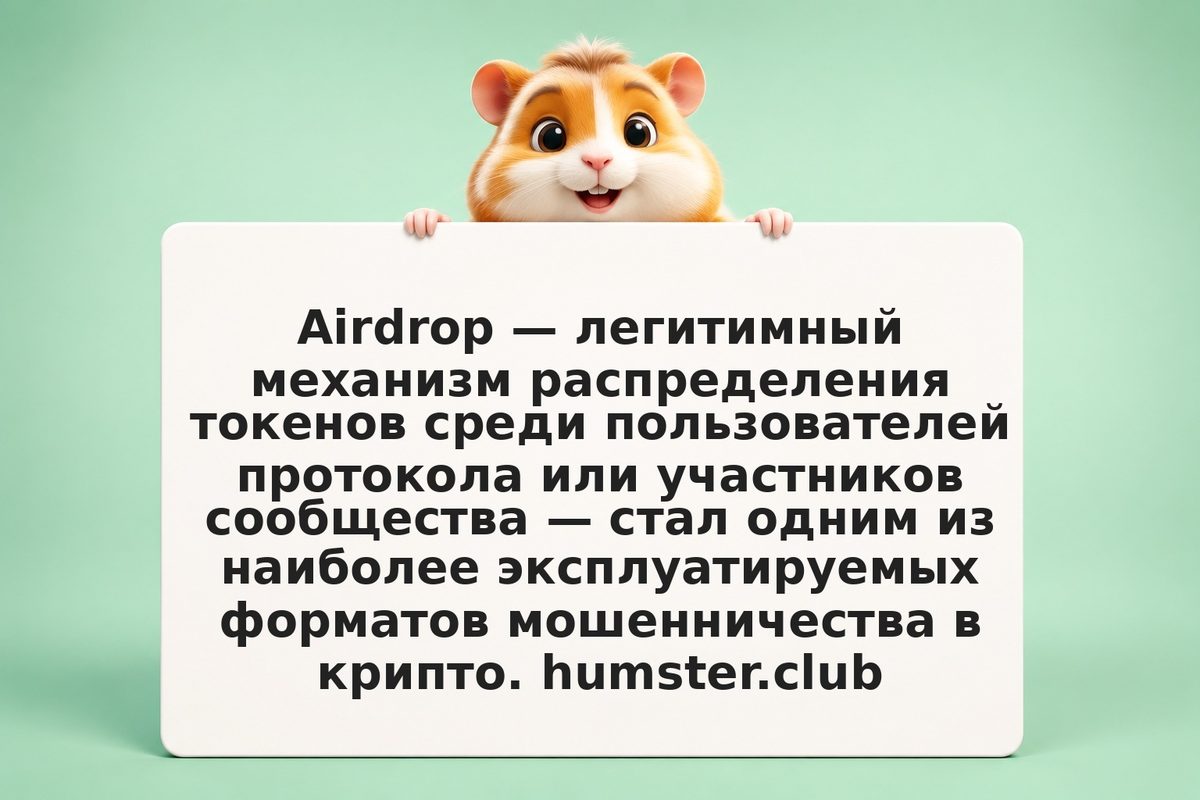 Схема поддельного airdrop: как мошенники крадут кошельки через бесплатные токены