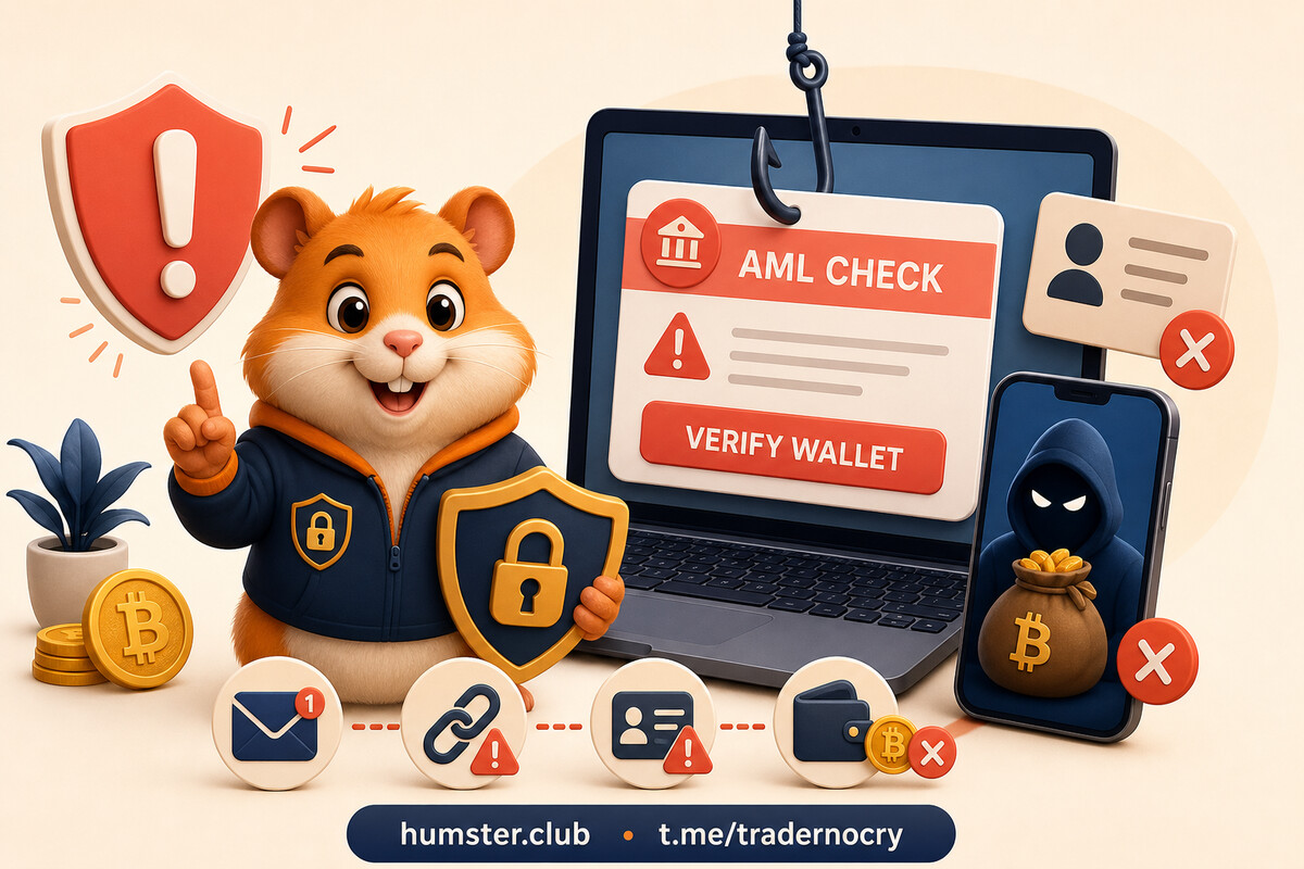 Поддельные сообщения о верификации и AML-проверках: как отличить скам от реально