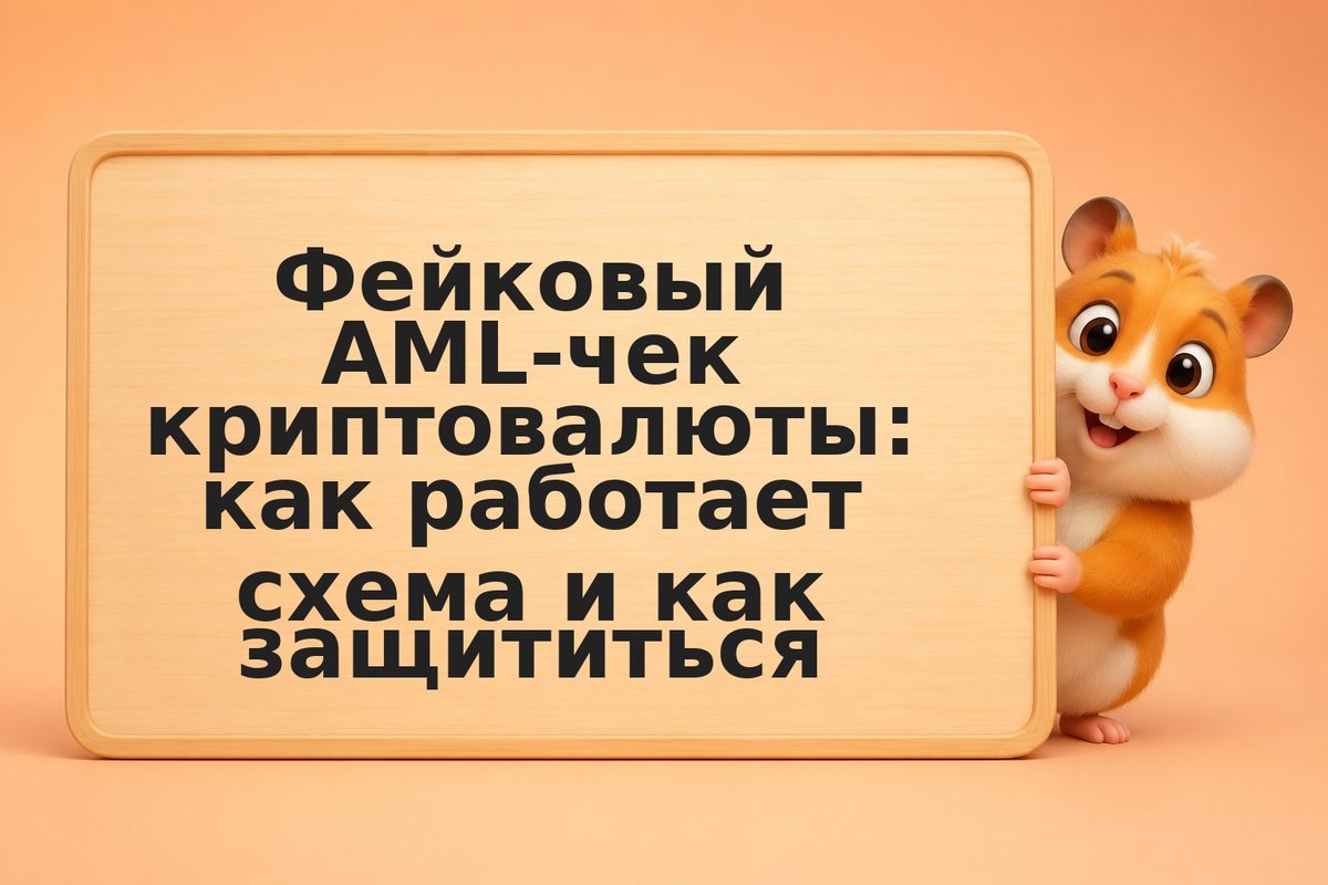 Фейковый AML-чек криптовалюты: как работает схема и как защититься