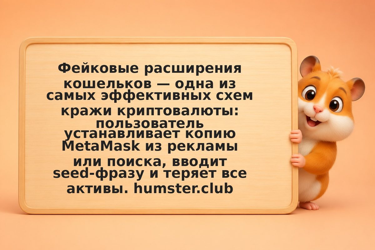 Поддельные расширения MetaMask и Trust Wallet в Chrome: как отличить оригинал от