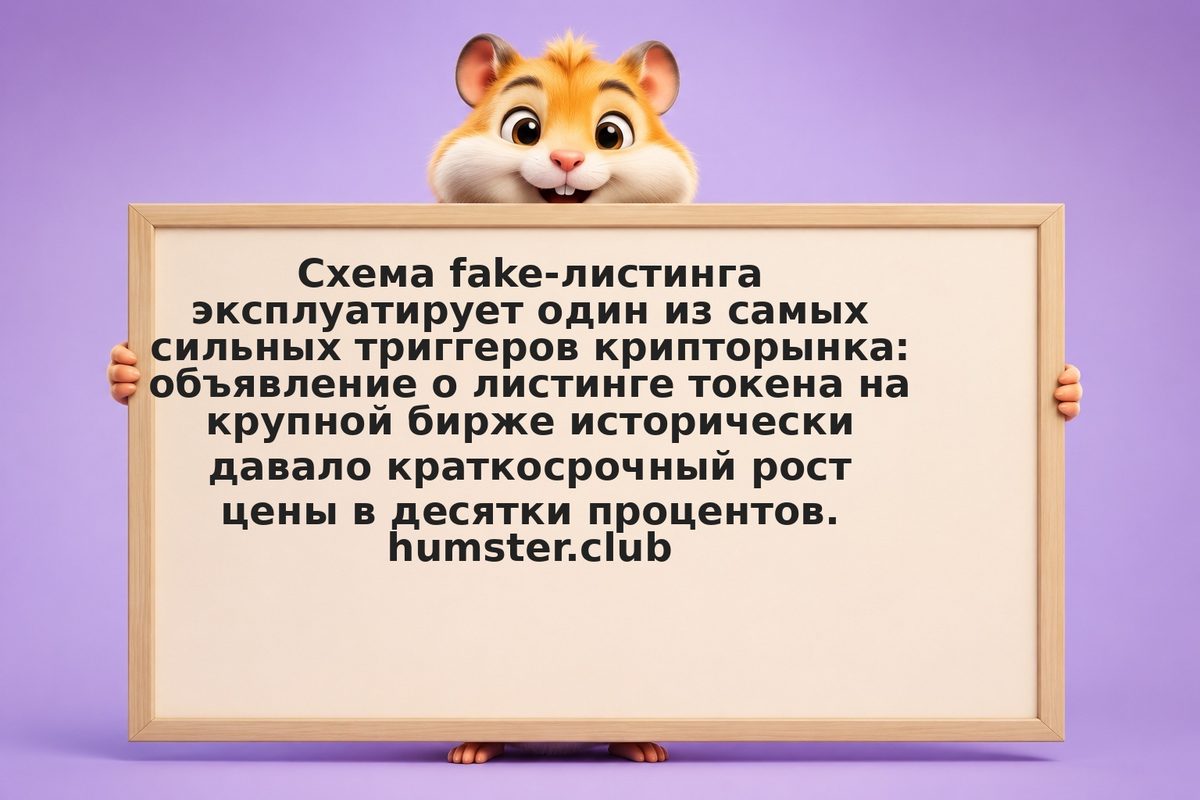 Fake листинг: когда объявление о листинге на бирже оказывается скамом