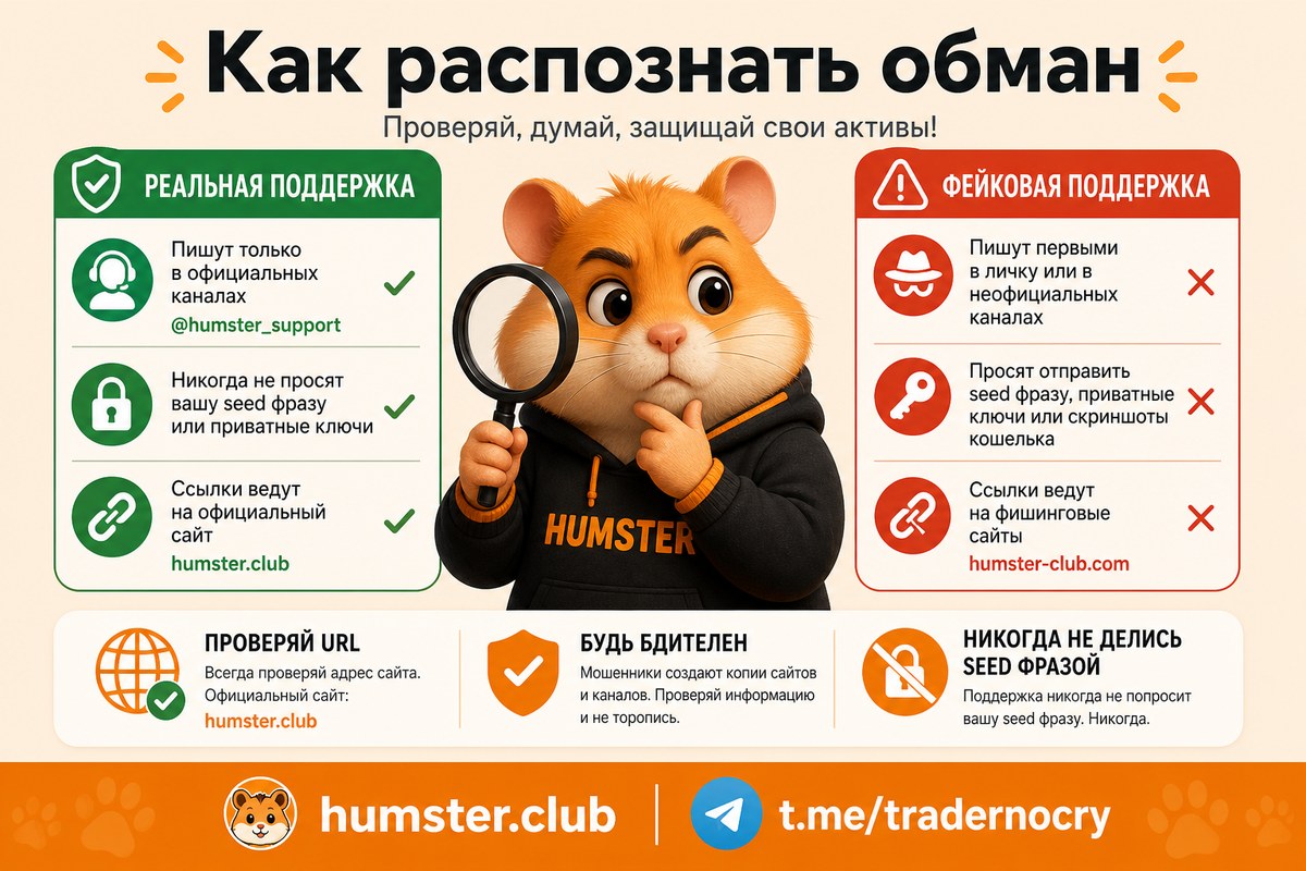 Поддельная поддержка крипто-биржи: как распознать фишинг