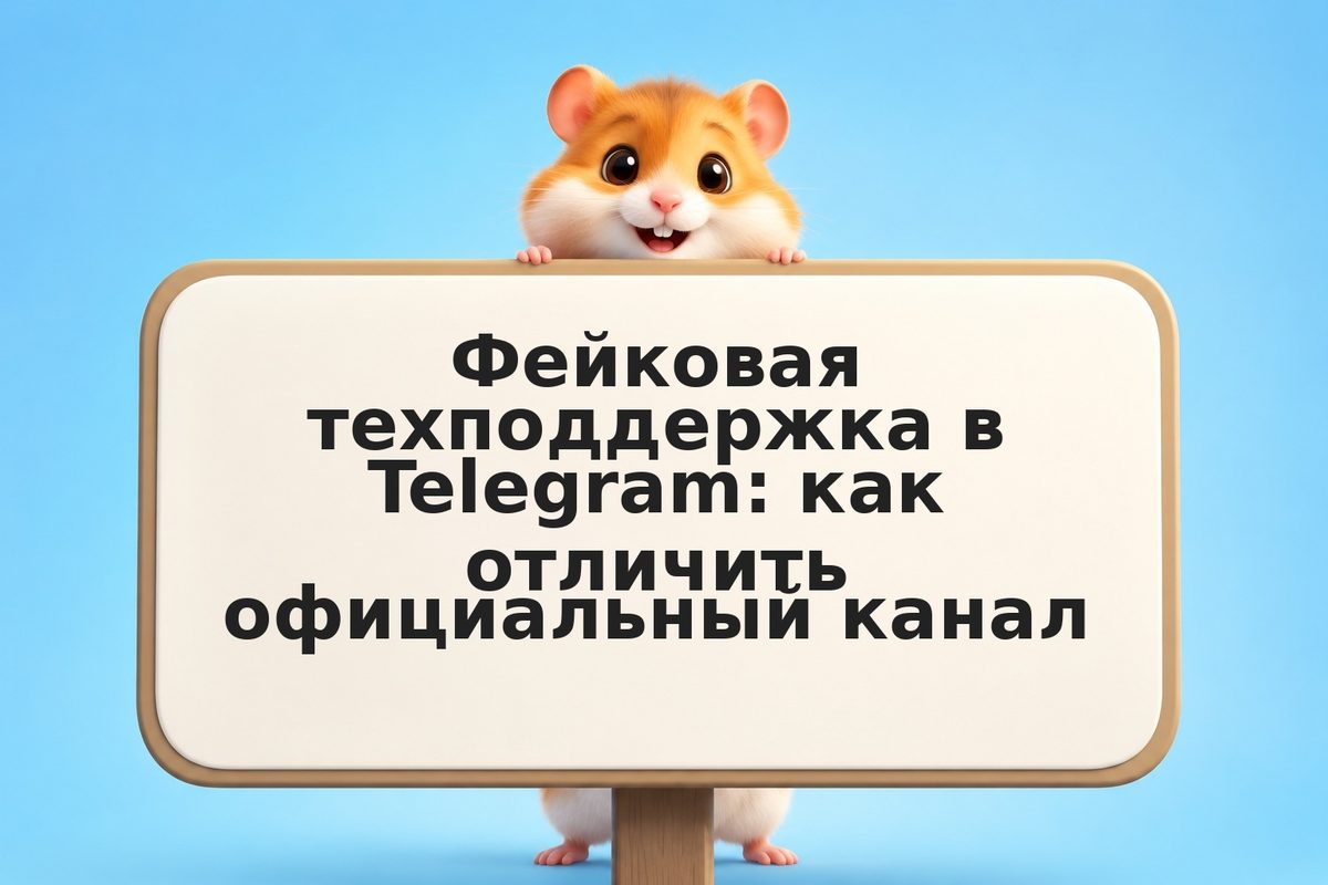 Фейковая техподдержка в Telegram: как отличить официальный канал
