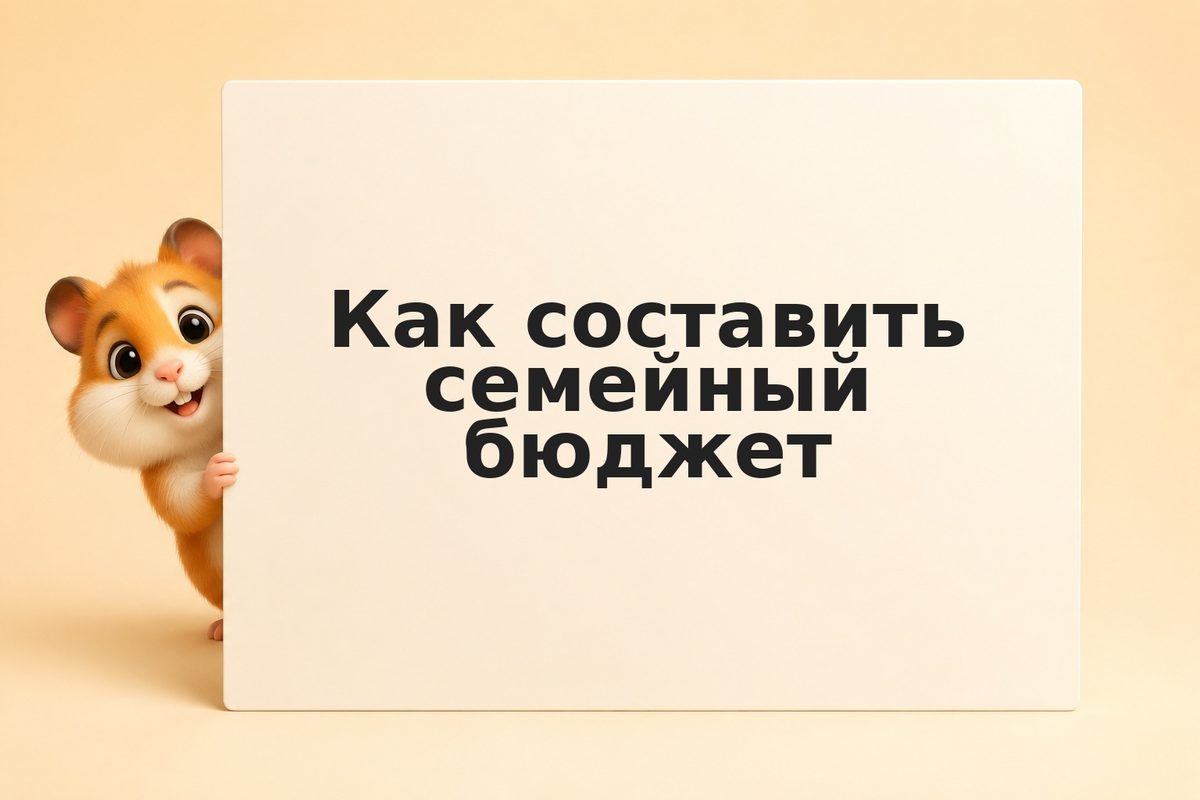 Как составить семейный бюджет