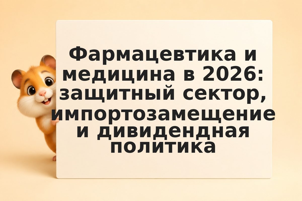 Фармацевтика и медицина в 2026: защитный сектор, импортозамещение и дивидендная 