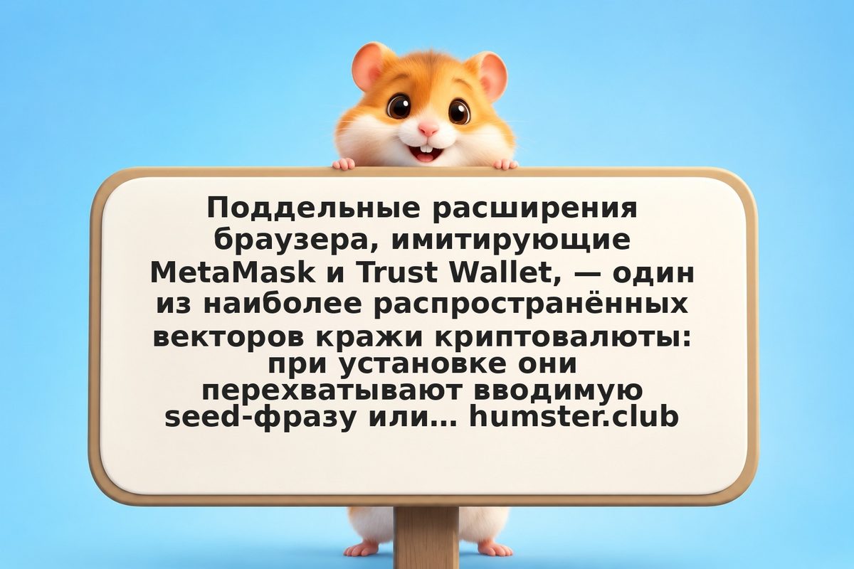 Фейковые расширения MetaMask и Trust Wallet: как распознать и не потерять средст