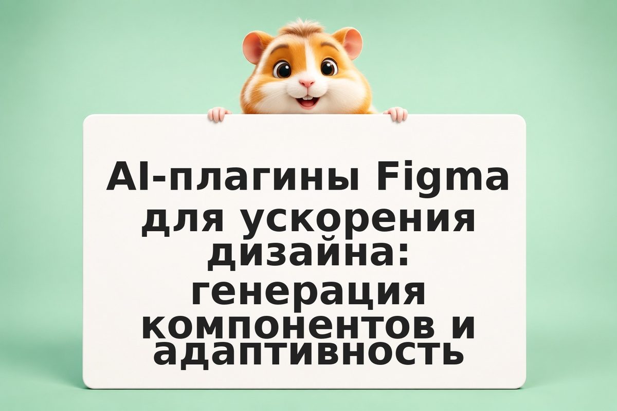 AI-плагины Figma для ускорения дизайна: генерация компонентов и адаптивность