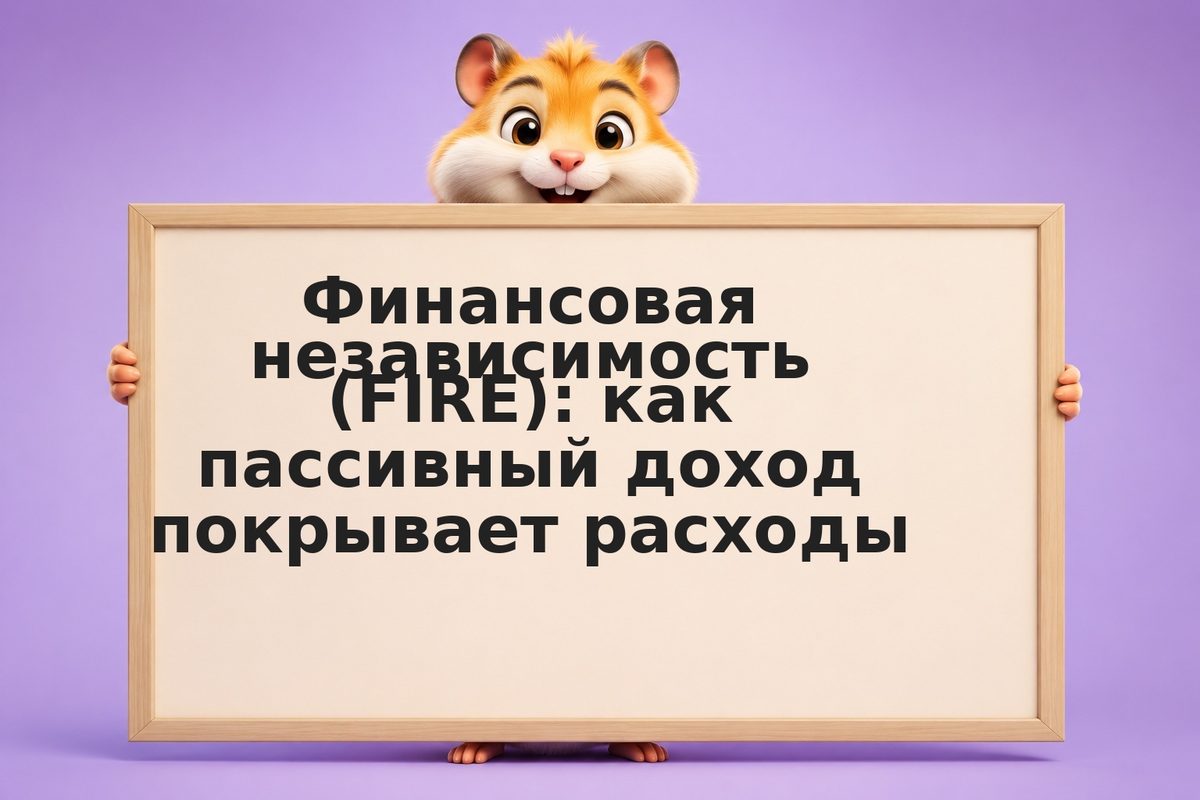 Финансовая независимость (FIRE): как пассивный доход покрывает расходы