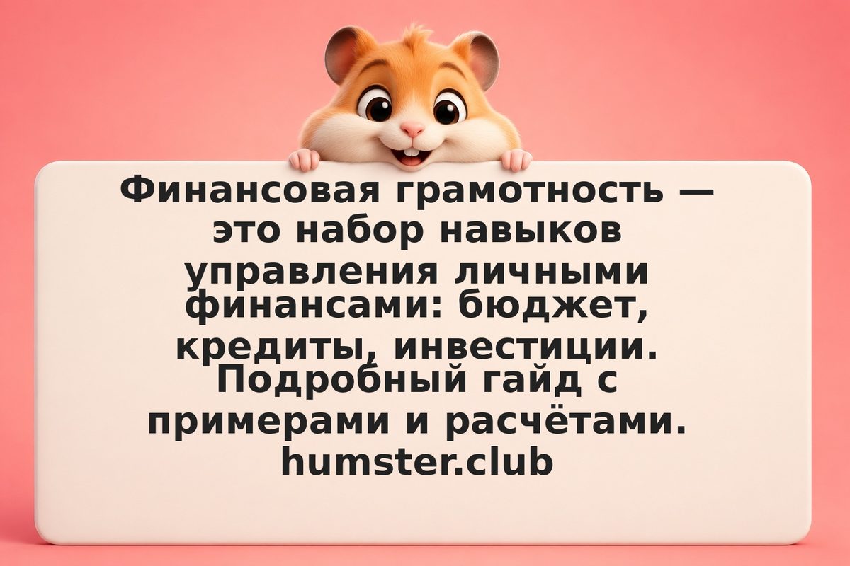 Финансовая грамотность с нуля