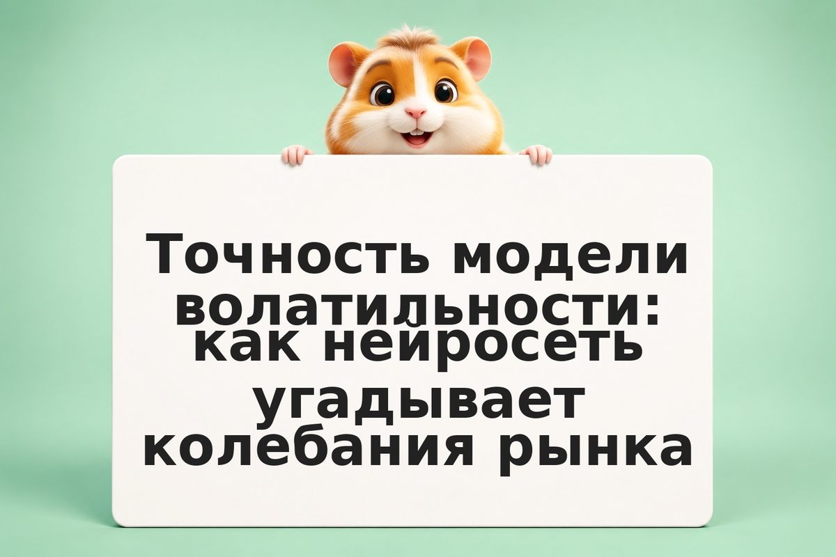 Точность модели волатильности: как нейросеть угадывает колебания рынка