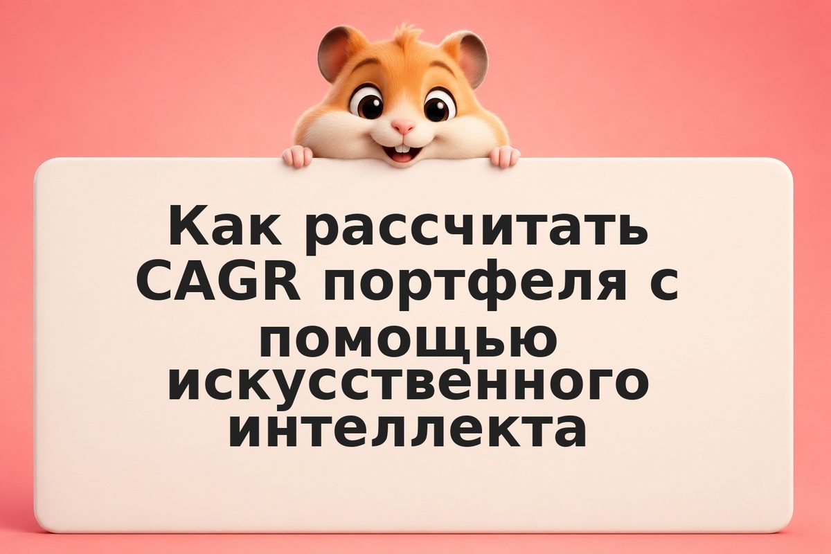 Как рассчитать CAGR портфеля с помощью искусственного интеллекта