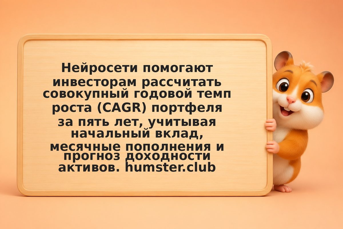 Как рассчитать CAGR портфеля с помощью искусственного интеллекта