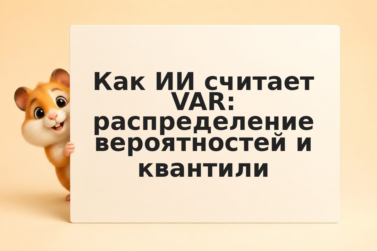 Как ИИ считает VAR: распределение вероятностей и квантили