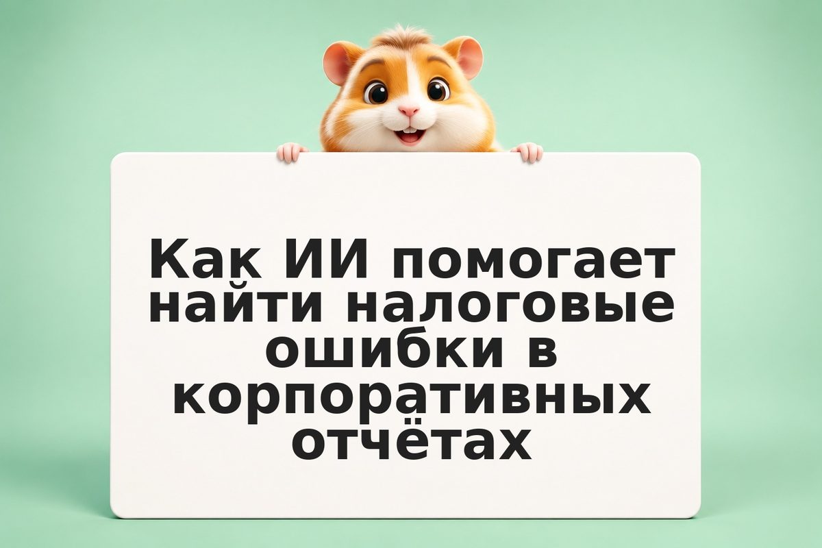 Как ИИ помогает найти налоговые ошибки в корпоративных отчётах