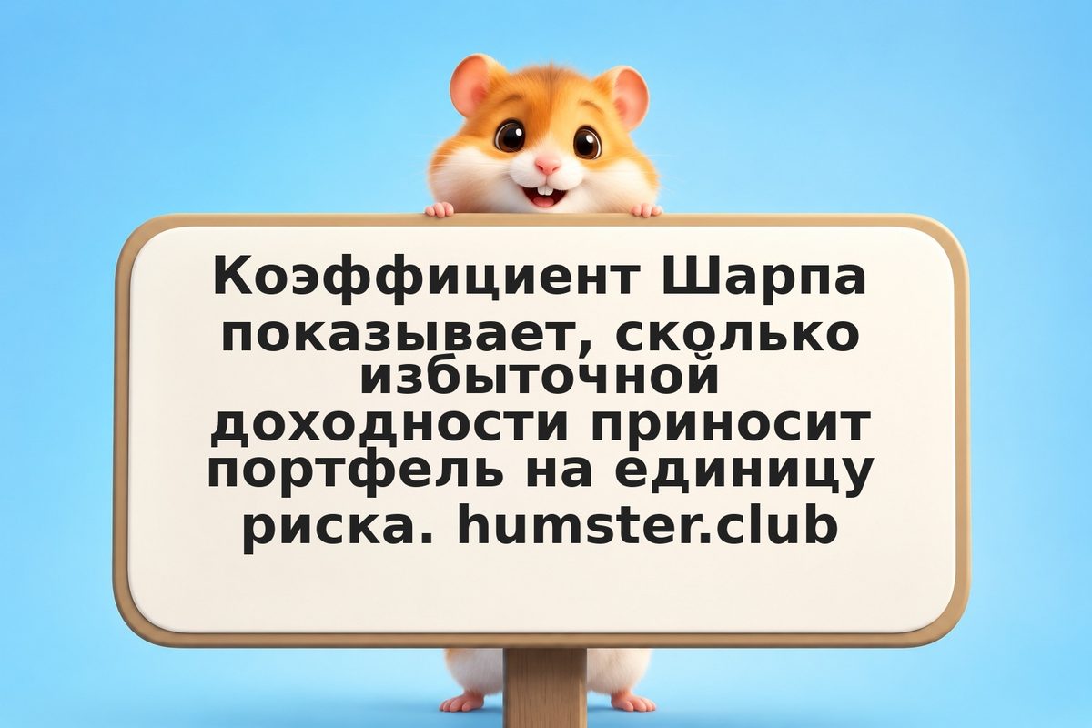 Коэффициент Шарпа портфеля: как AI помогает оптимизировать вес активов