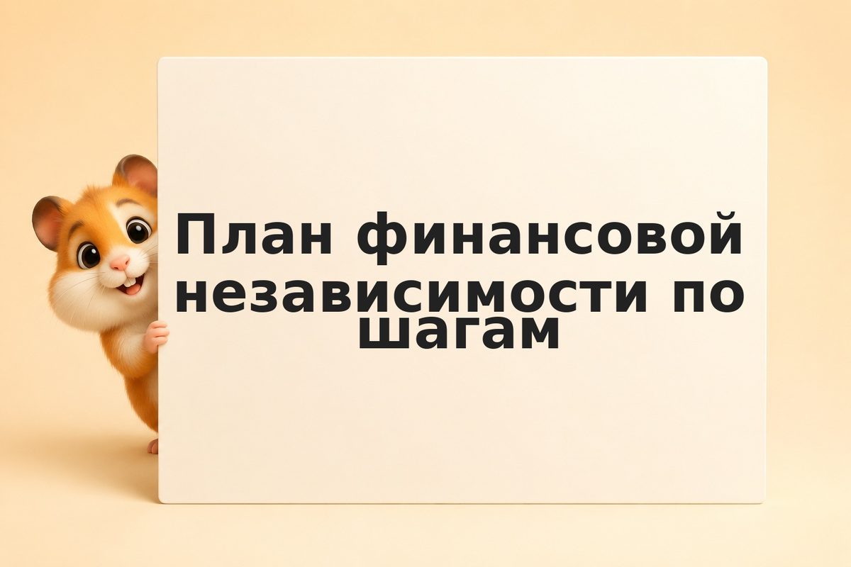 План финансовой независимости по шагам