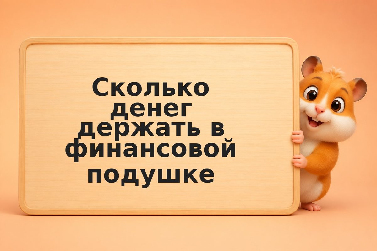 Сколько денег держать в финансовой подушке