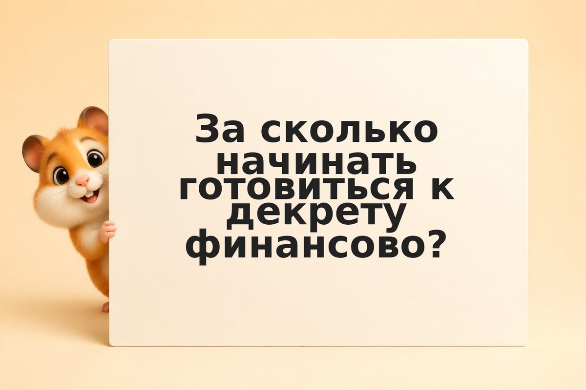 Финансовая подготовка к декрету