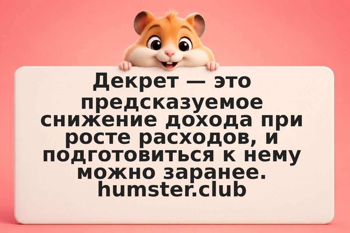 Финансовая подготовка к декрету