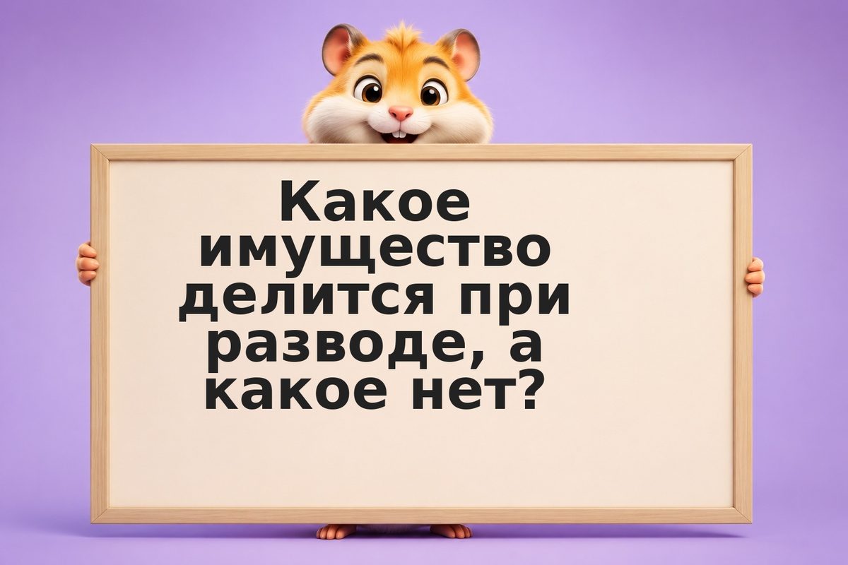 Раздел имущества и долгов при разводе