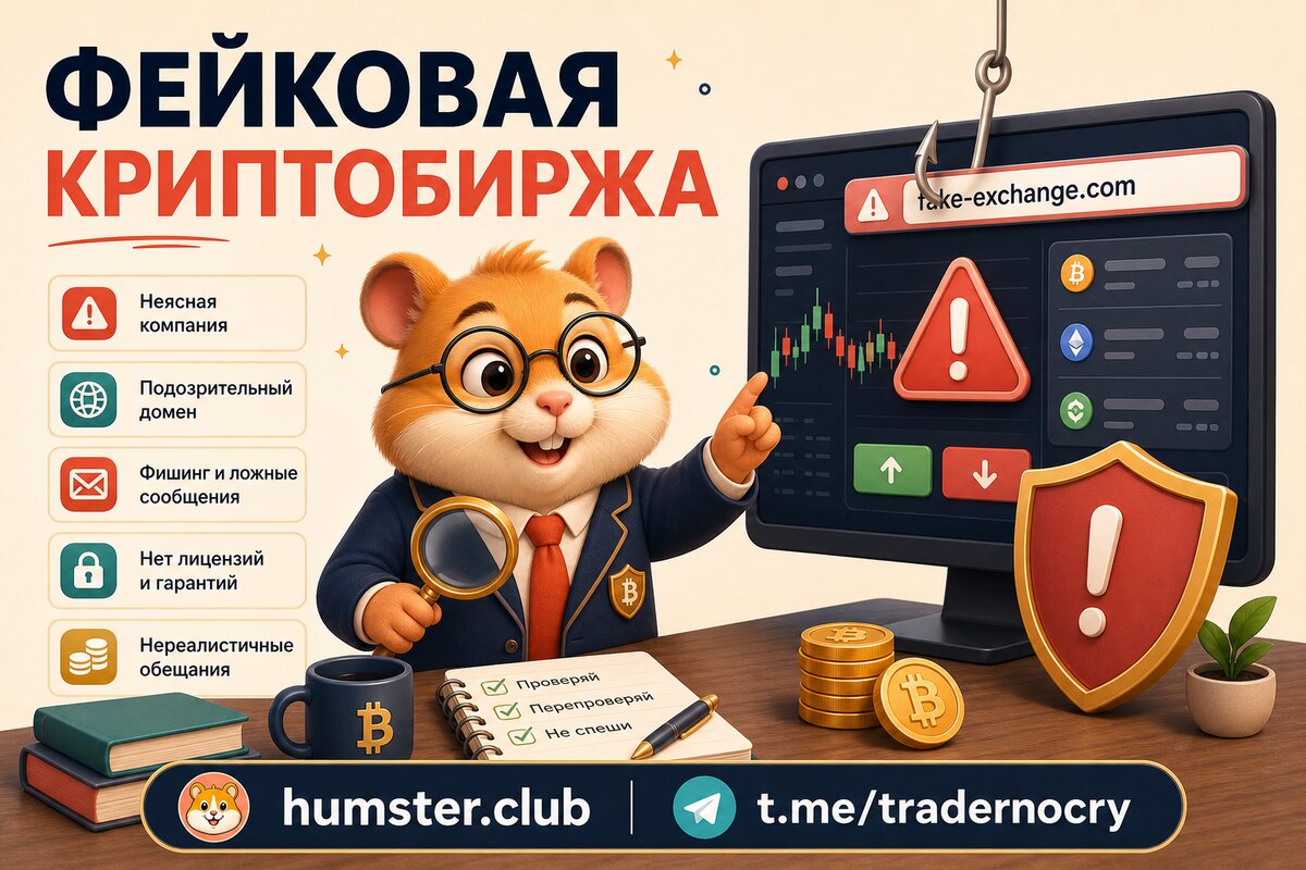 Фишинговый сайт криптобиржи: как распознать подделку и защитить аккаунт в 2026 г
