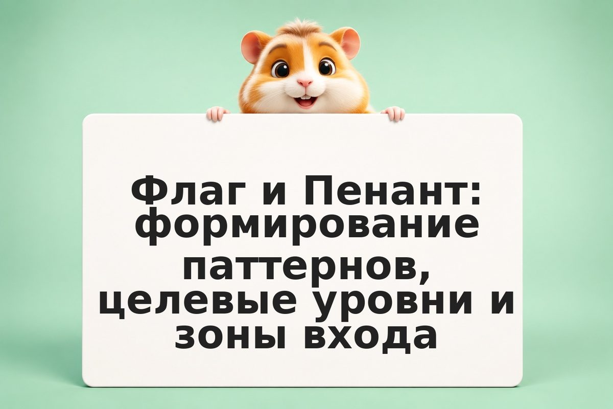Флаг и Пенант: формирование паттернов, целевые уровни и зоны входа