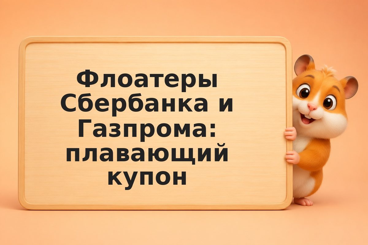 Флоатеры Сбербанка и Газпрома: плавающий купон