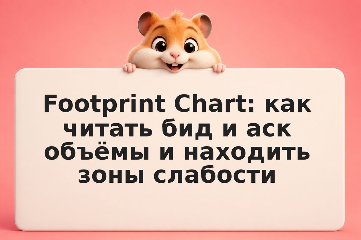Footprint Chart: как читать бид и аск объёмы и находить зоны слабости
